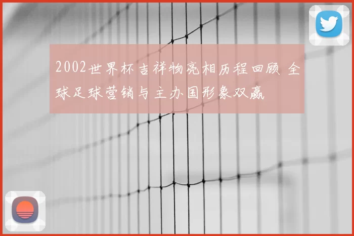2002世界杯吉祥物亮相历程回顾 全球足球营销与主办国形象双赢
