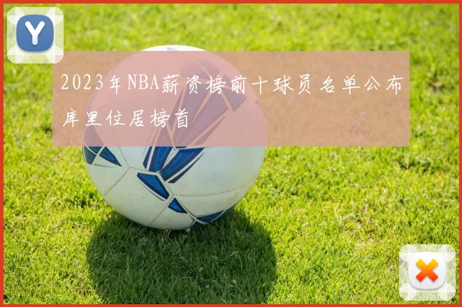 2023年NBA薪资榜前十球员名单公布库里位居榜首